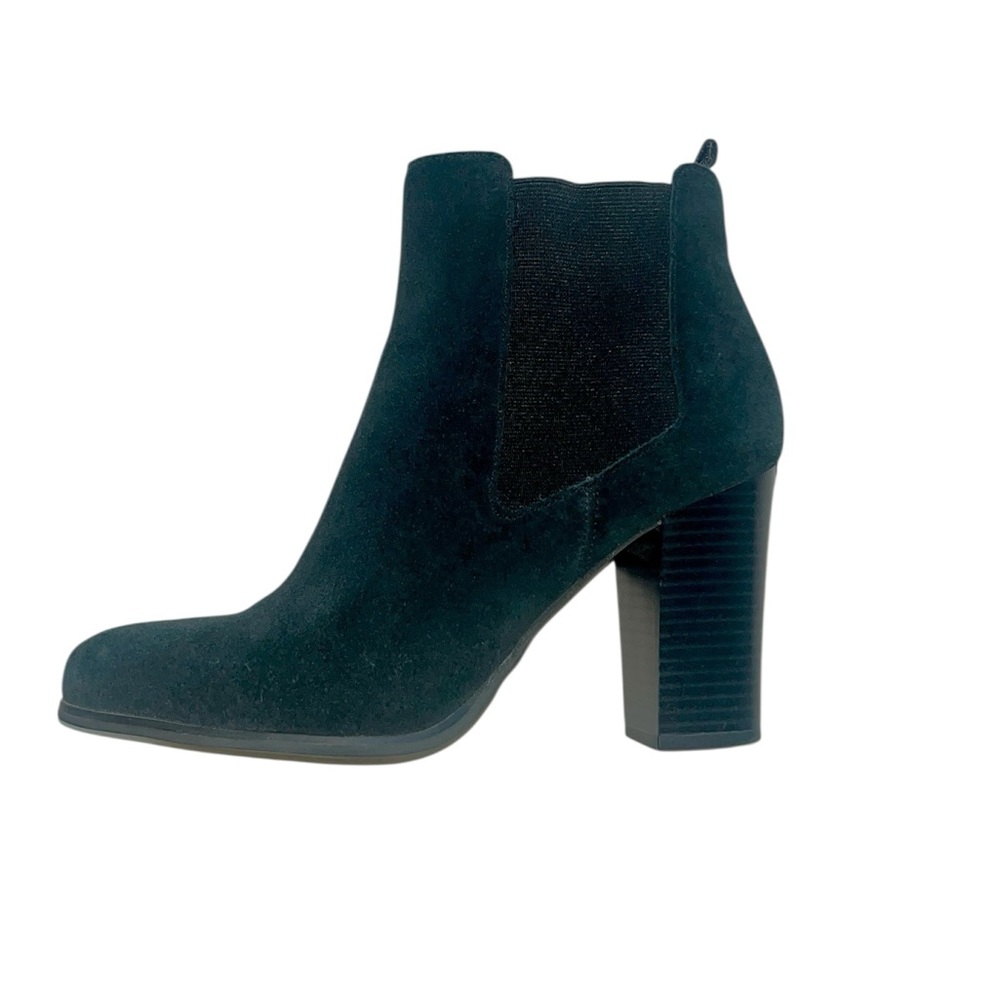 Michael Kors Black Suede Heeled Boots Size 8.5 NWOT - Picture 4 of 9